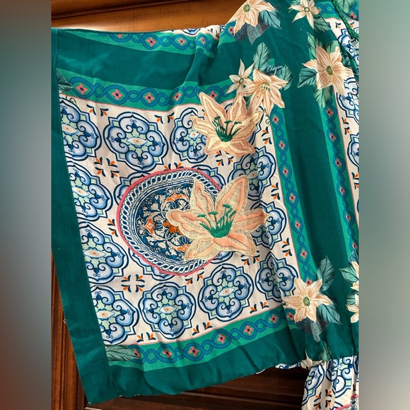 DIANA JUMPSUIT - AQUA GRECIA TILE size M NEW NO TAG. MSRP $415 sale !! - Picture 7 of 12